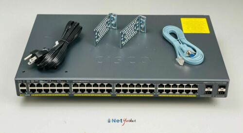 Cisco WS-C2960X-48TS-L 48 Port 2960X Gigabit Switch – Same Day Shipping