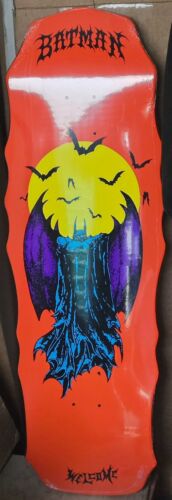 Welcome Skateboards Batman Store Exclusive Deck Limited 105 Made Chris Miller