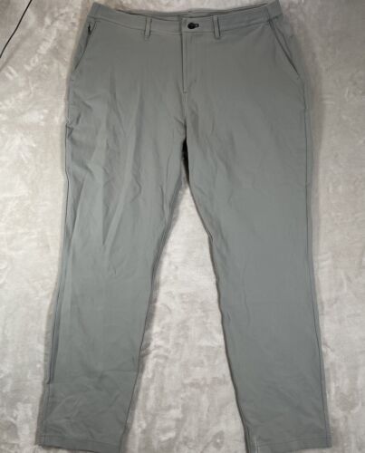 Public Rec Pants Men Size 40X32* Gray Dealmaker Performance Stretch Golf Workday