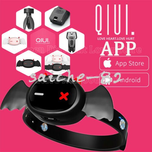 APP Remote Control Chastity DeviceDevil Collar Neck Restraint Chastity Belt Game