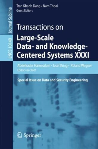 Transactions on Large-scale Data- and Knowledge-centered Systems : Special Is…