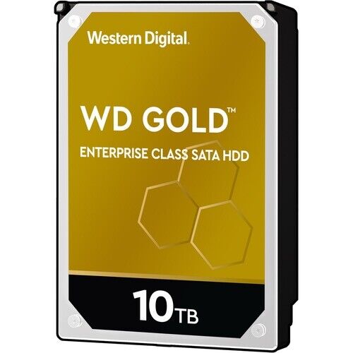 Western Digital Gold WD102KRYZ 10 TB Hard Drive – 3.5  Internal – SATA (SATA/600