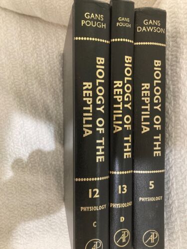 BIOLOGY OF THE REPTILIA  3 VOLUMES PHYSIOLOGY HERPETOLOGY gans pough