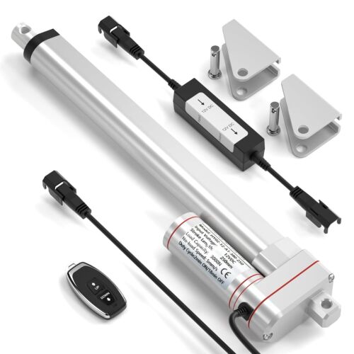 12V DC Stroke Linear Actuator 10 Inch 3000N/660lbs Maximum Lift with Remote