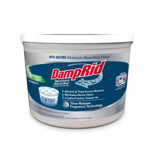 NEW DampRid 2 Lb. 15.5 Oz. Fresh Scent Moisture Absorber Hi-Capacity Bucket