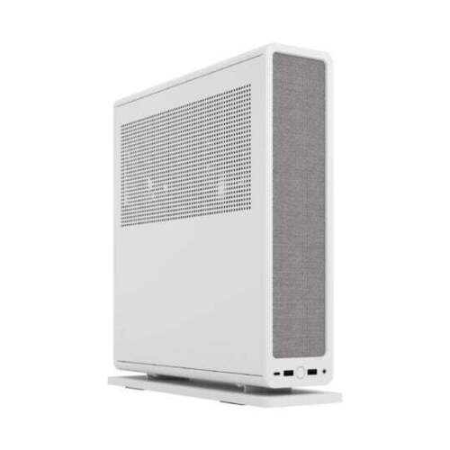 Fractal Design FD-C-RID1N-12 Ridge Mini-ITX Small Form Factor Case (White)