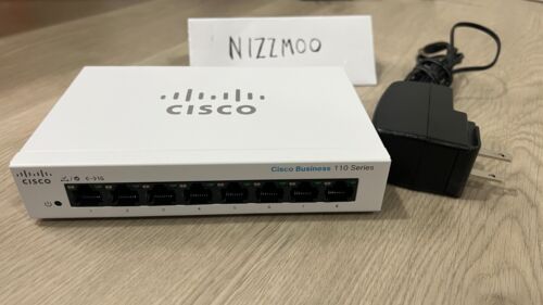 Cisco Business CBS110-8T-D Unmanaged Switch | 8 Port GE | Desktop | Ext PS |