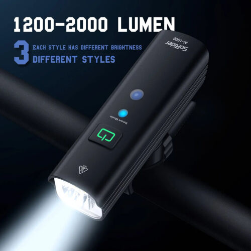 Bike Light BR 2000 AI 1200 Lumens Lumen High Brightness Safety Front Lights