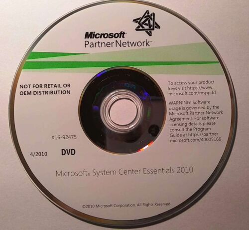 Microsoft System Center Essentials & Data Protection Manager 2010 w/ License Key