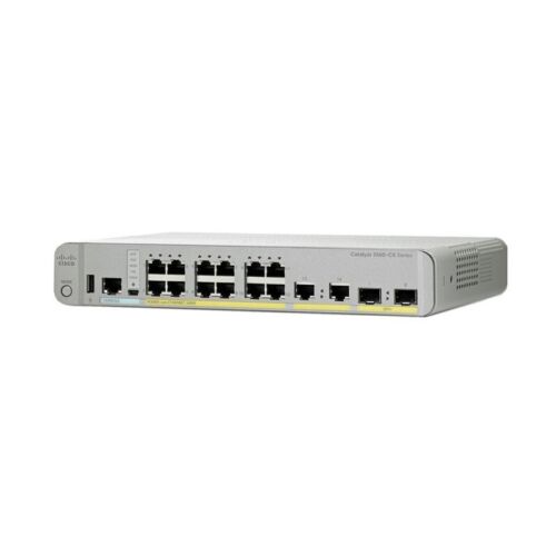 Cisco WS-C3560CX-12PD-S 12-Port PoE Switch, Layer 3, Compact Network Switch