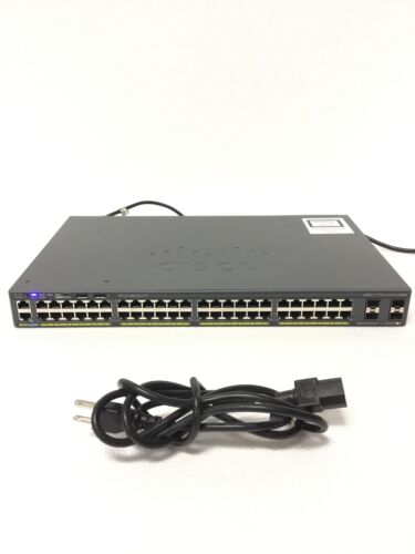 CISCO Catalyst 2960-X Series WS-C2960X-48TS-L 48 Port Network Switch,WORKS,QTY