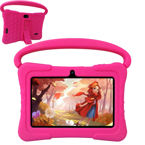 PRITOM Kids Tablet 7inch Android Education PAD 32GB Pad Dual Camera Quad Core