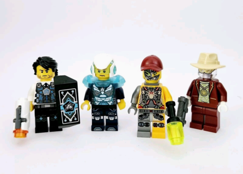 Lego Ultra Agents Minifigure Lot of 4 Jack Fury Max Burns Spyclops Invizable