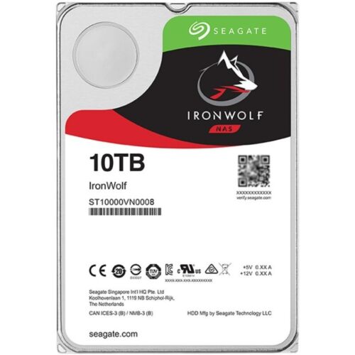 New Seagate ST10000VN0008 IronWolf NAS 10TB 7200RPM 3.5 “SATA hard drive HDD