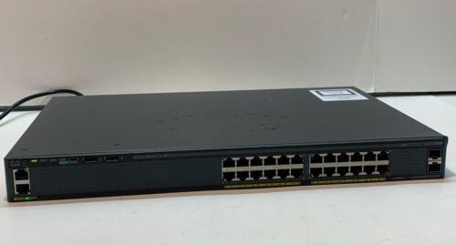 Cisco Catalyst 2960-X 24-Port Gigabit Ethernet Switch WS-C2960X-24TS-LL