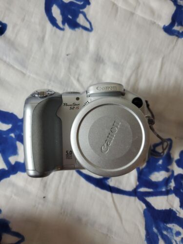 Canon PowerShot S2 IS 5.0MP Digital Camera Silver For Repair – Battery Corrosion