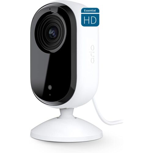 Arlo Essential Indoor Camera HD (2nd Gen) – Wired Security Camera with Privacy S