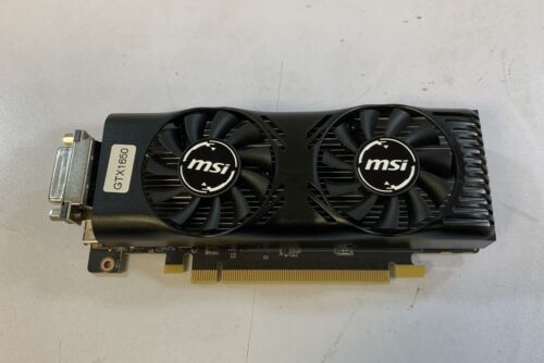 MSI GeForce GTX 1650 4GT LP OC 4GB GDDR5 GPU Low Profile Design-P4C