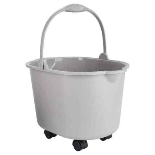 20 qt. Capacity Rolling Bucket Durable Compatible With Most Mops And Brushes