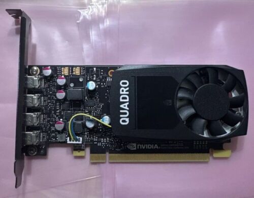 Dell NVIDIA Quadro P600 2GB GDDR5 Graphics Card 4x Mini DP 09460M High Profile