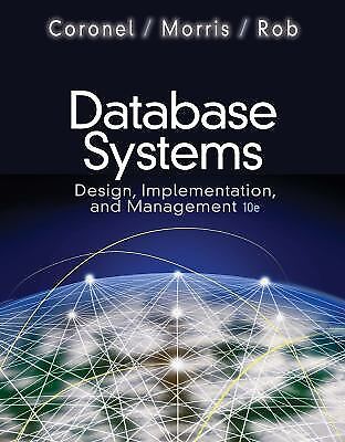 Database Systems: Design, Implementation, and Management Paperbac