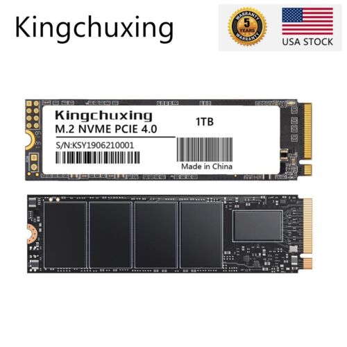 Kingchuxing 1TB Gaming SSD For PS5 PCIe 4.0 NVMe M.2 Internal Solid State Drive