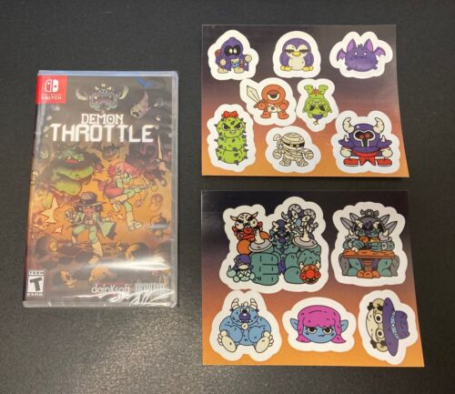 Demon Throttle + Stickers – Nintendo Switch Special Reserve Games Physical Only