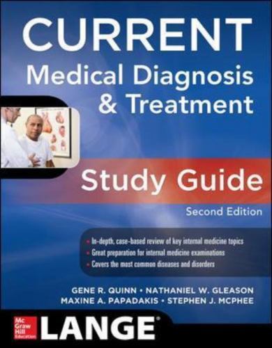 CURRENT Medical Diagnosis and Treatment Study Guide (LANGE CUR – VERY GOOD