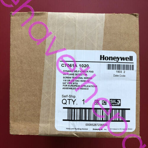 1PC Honeywell C7061A1020 UV Flame Detector C7061A 1020 New In Box Expedited Ship