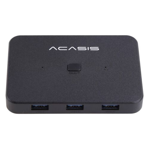 4K KVM Switcher for PCs Sharing 1 Scanner 3X1 USB3.0