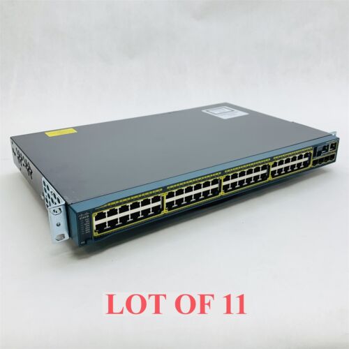 Cisco Catalyst WS-C2960S-48TS-L V06 48-P Gigabit Ethernet Network Switch Lot 11