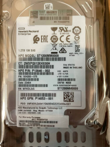 Seagate Enterprise Capacity 1.2TB 10000RPM SATA 12 GB/S 128MB 4Kn ST1200MM0009