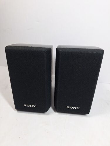 Pair of Two SONY SS-MSP2 Surround Sound Speakers Black