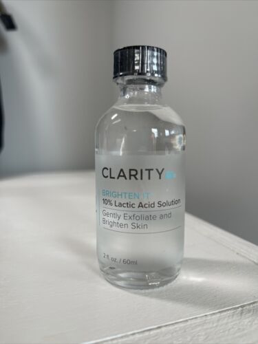 ClarityRx Brighten It 10% Lactic Acid Solution NEW & SEALED 2oz/60ml