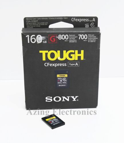 Sony CEAG160T 160GB CFexpress Type A TOUGH Memory Card (Very Good)