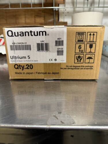 NEW Quantum LTO-5 Tape MR-L5MQN-01 ( 20 PACK ) Data Storage Cartridge 1.5/3TB