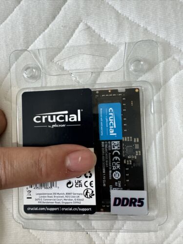 Crucial Notebook DDR5-4800 Ram-Ct8g48c40s5-CL40