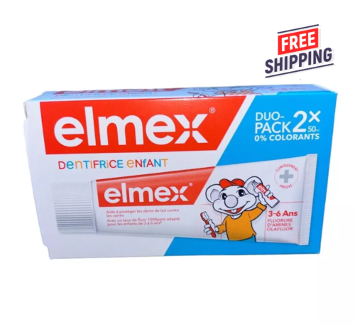 2 PACK  Elmex Kids For Ages 3 – 6 50ml