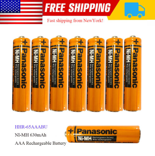 Panasonic AAA NI-MH Rechargeable Battery 630mAh 1.2V for KX-TG Cordless Phones