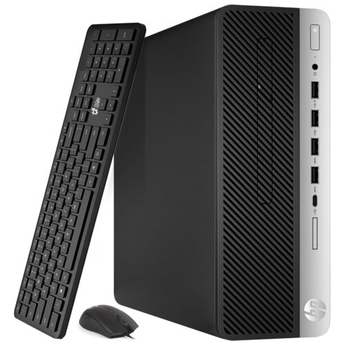 HP ProDesk SFF Desktop Computer PC Intel i7-9700 64GB Ram 2TB SSD 2TB HDD Win 11