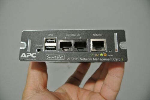 APC AP9631 SMART SLOT UPS NETWORK MANAGEMENT CARD 2 MODULE 640-1110B-Z