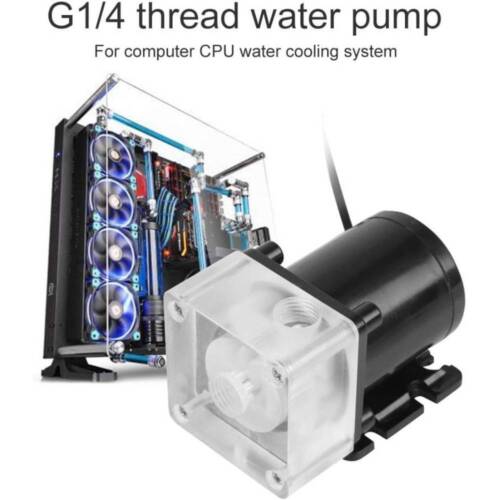 PC Liquid Water Pump Cooling Kit G1/4 Radiator Pump Reservoir For PC Max 500L/H