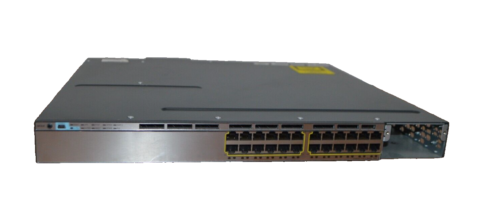 Cisco WS-C3750X-24P-L 24 Port Gigabit Ethernet Switch w/ 1100WAC, 2x Fans