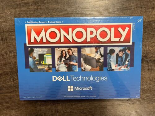 New Sealed Monopoly Dell Technologies Microsoft Board Game