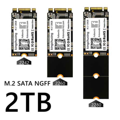 Kingchuxing M.2 2242 2260 2280 NGFF 512GB – 2TB Internal Solid State Drives SATA