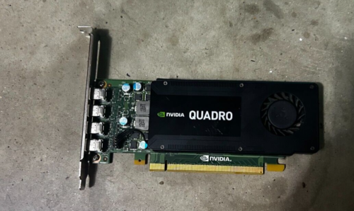 NVIDIA Quadro K1200 4GB GDDR5 Graphics Card – 4x Mini DisplayPort