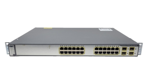 Cisco WS-C3750G-24PS-S V08 Catalyst 24 Port POE Gigabit Switch