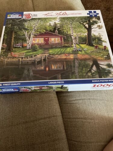 White Mountain Seek & Find 1000 Piece Puzzle – Simpler Times (Larger Pieces)