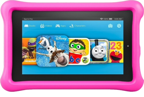 Amazon Fire 7 Kids Edition with stand 9th Gen 16GB Pink