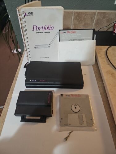 ATARI PORTFOLIO HPC-004 Manual Floppy Snd Hard Disk